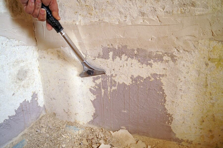 Cómo quitar la pintura de la pared
